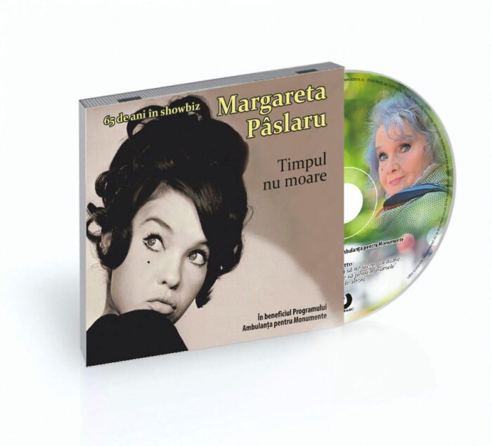 La celebrarea celor 65 de ani de activitate artistică, Margareta Pâslaru lansează un nou album.